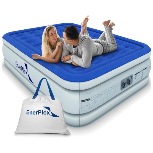 EnerPlex Air Mattress with Built-in Pump Sizes TwinQueenKing